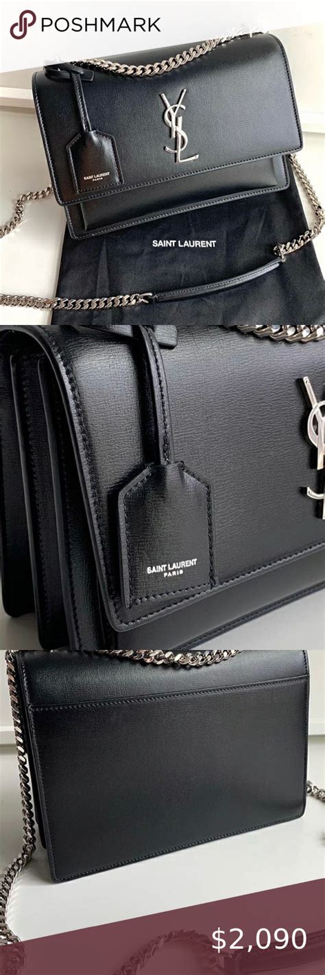 ysl kabelka|ysl sunset medium chain bag.